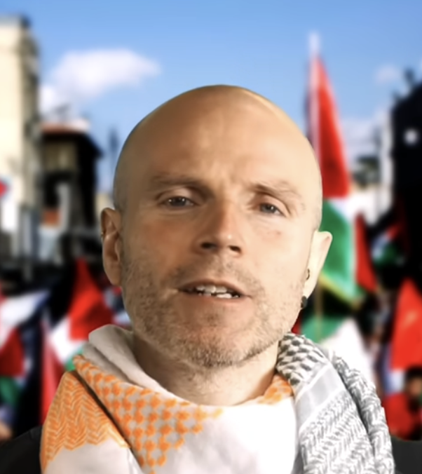 Image of an Irishman from a YouTube video.