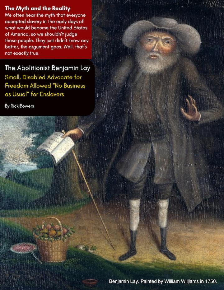 Image of the abolitionist Benjamin Lay